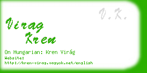 virag kren business card